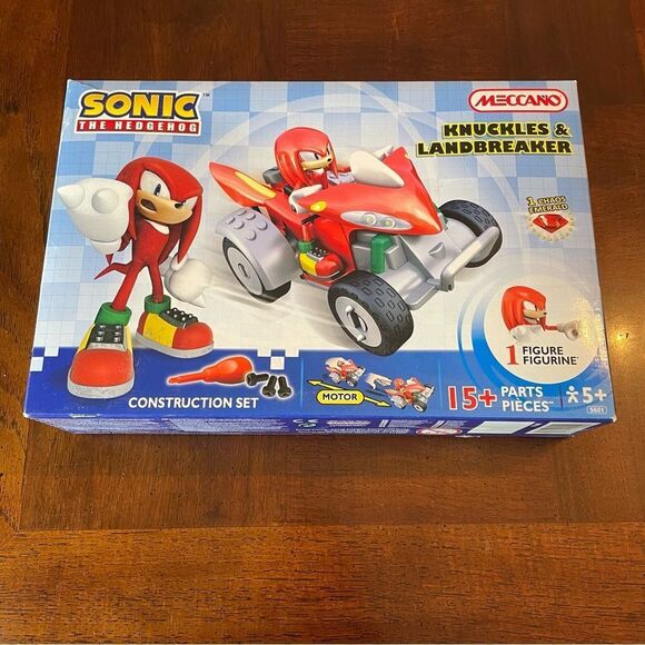 Meccano Sonic The Hedgehog Knuckles & Landbreaker New - Picture 1 of 7